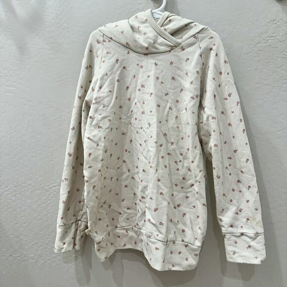 Childhoods Cream Floral Hoodie Sweatshirt - Picture 1 of 8